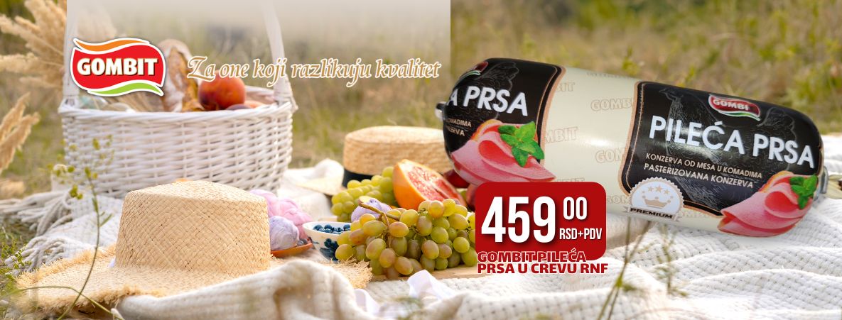 GOMBIT PILECA PRSA U CREVU